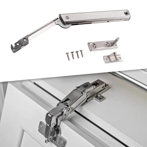 キャビネットドアヒンジ、リフトアップステイサポートヒンジホーム食器棚ランダムストップヒンジ寝室キッチンキャビネット畳用調節可能