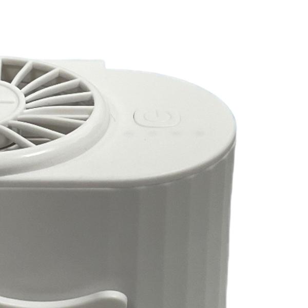 ウエストファン 10000 RPM 実用的なウエストハンギングファン ガーデニング アウトドア 旅行用 ホワイト