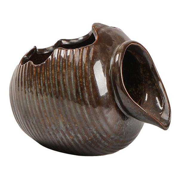 磁器製滝瓶 循環式滝瓶 流水装飾容器 磁器製水槽 粘土製鉢 水槽用 家庭用