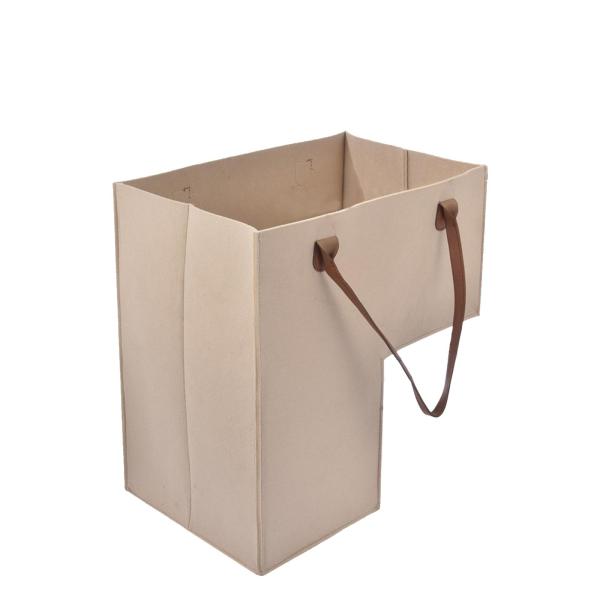 階段バスケット おもちゃや工具の収納バスケット カーペット敷きの階段や木製階段用 グレー