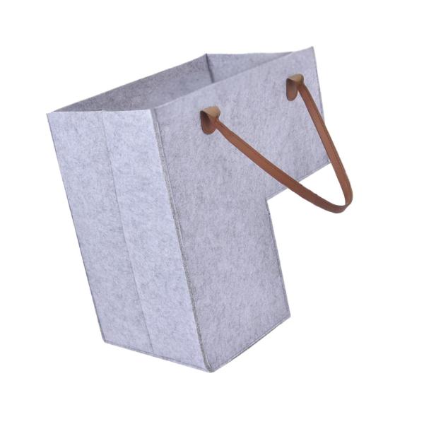 階段バスケット おもちゃや工具の収納バスケット カーペット敷きの階段や木製階段用 グレー