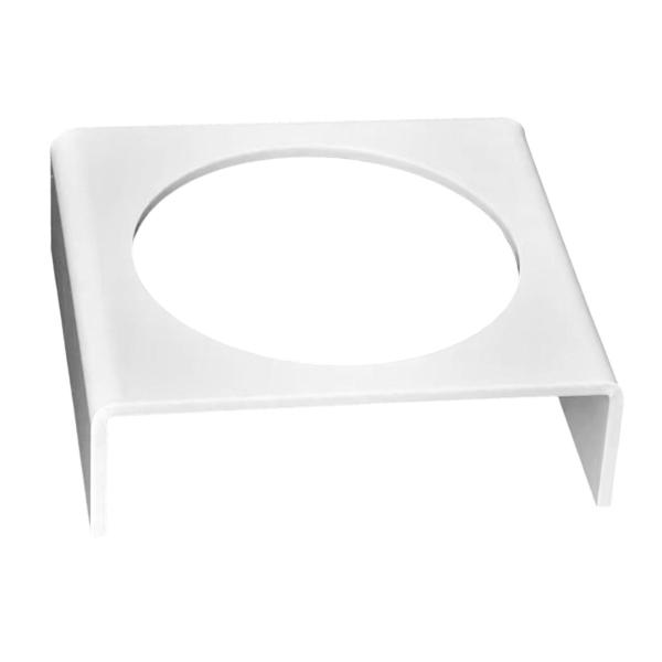 スポーツボールディスプレイスタンド 軽量 ラグビー 省スペース サッカーディスプレイラック ラージ ホワイト