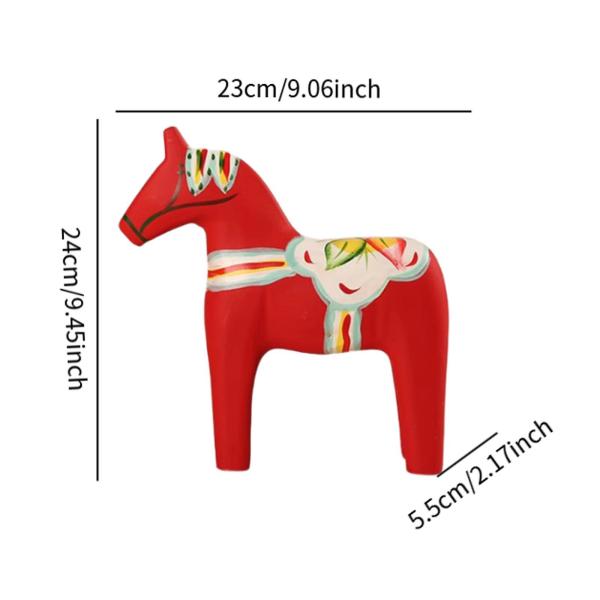 【希少】北欧ヴィンテージ スウェーデン製 馬の置物 ダーラヘスト ダーラ馬の飾り、ダーラ馬の置物、装飾北欧収集品装飾伝統的な