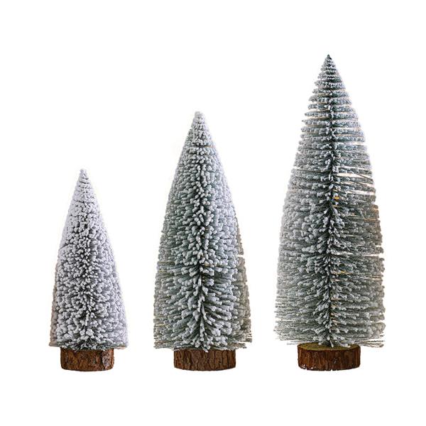 デスクトップ人工クリスマスツリー 卓上クリスマスツリー 農家のクリスマス用 8x20 cm