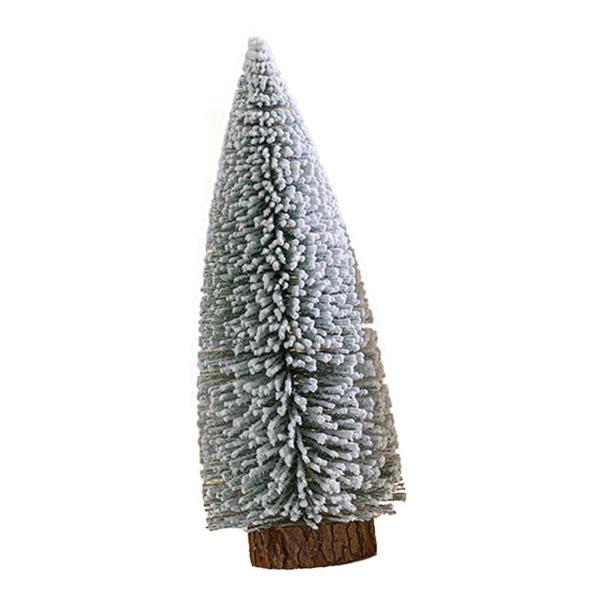 デスクトップ人工クリスマスツリー 卓上クリスマスツリー ファームハウスクリスマス用 10x26 cm