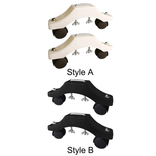 2ピース 赤外線ヒータースタンド 車輪付き アパート用 汎用アクセサリー ホワイト
