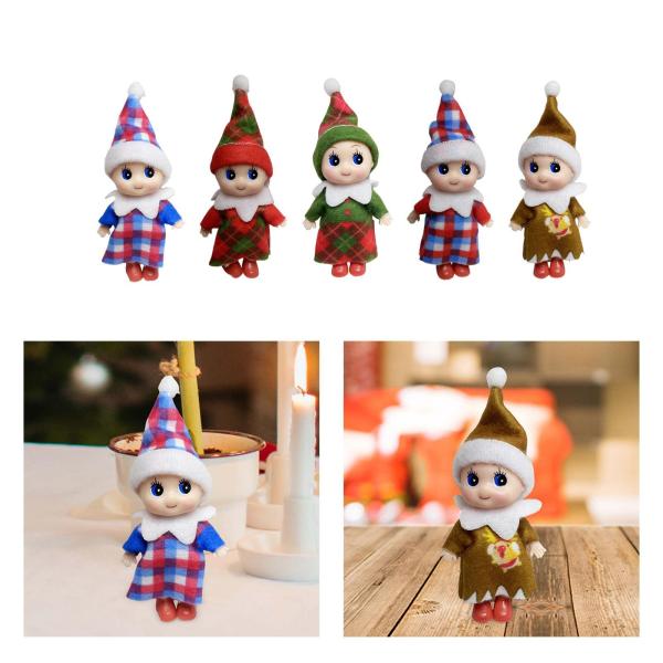 エルフ クリスマス ドール ノベルティ クリスマス エルフ デコレーション 屋内窓パーティー スタイル A