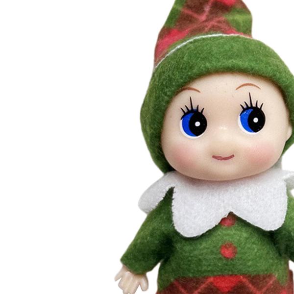 エルフ クリスマス ドール ノベルティ クリスマス エルフ デコレーション 屋内窓パーティー スタイル C