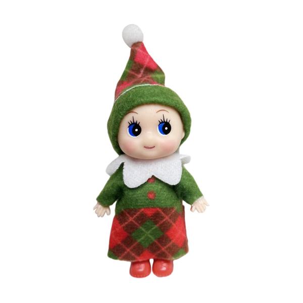 エルフ クリスマス ドール ノベルティ クリスマス エルフ デコレーション 屋内窓パーティー スタイル C