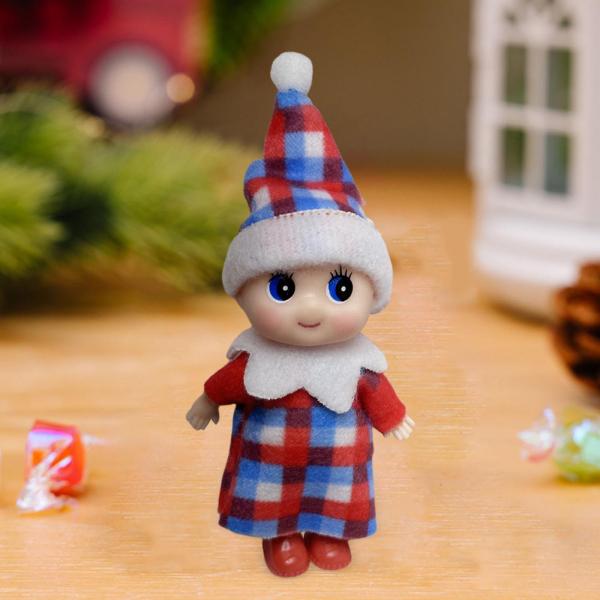 エルフ クリスマス ドール ノベルティ クリスマス エルフ デコレーション 屋内窓パーティー スタイル D