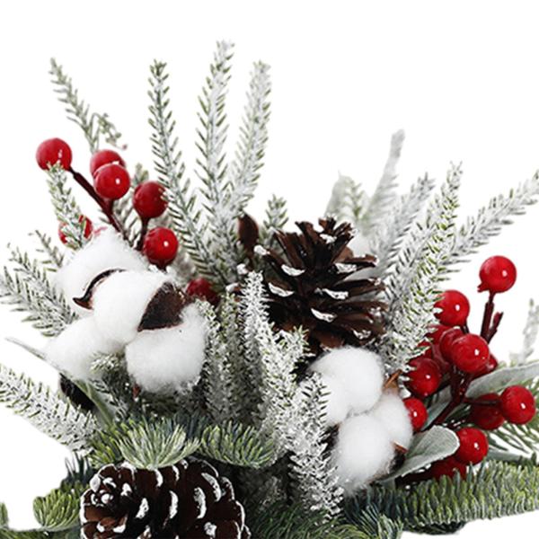 卓上クリスマスツリー 人工ミニクリスマスツリー バー パーティー 寝室 コットン