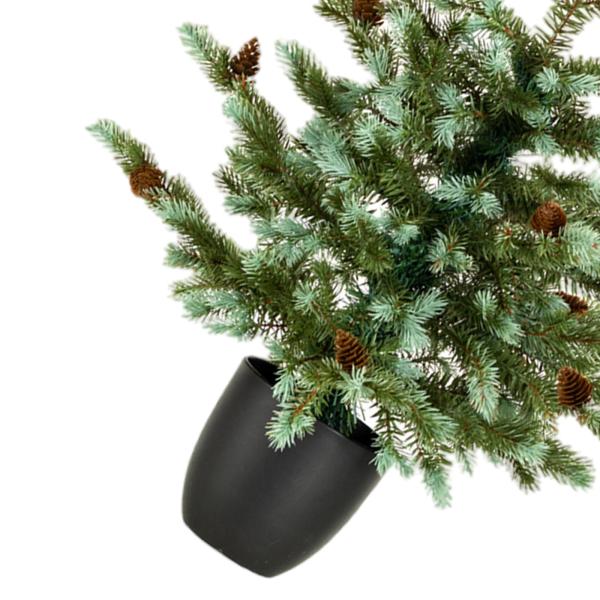 ミニクリスマスツリー パーティー小道具 デスクデコレーション バルコニー 本棚 マントルピース 60cm