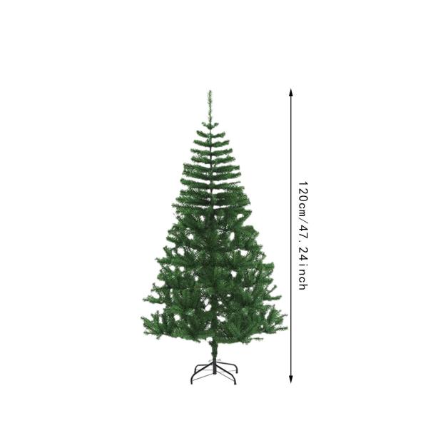 人工クリスマスツリー PVC クリスマスデコレーション レストラン バー 屋内用 120 cm グリーン