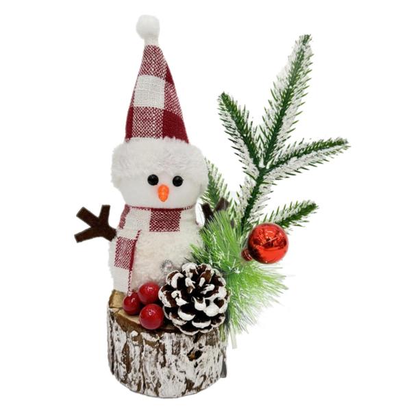 ミニ人工クリスマスツリー人形像装飾品 家庭用 屋内 キッチン スタイル A