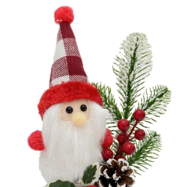 ミニ人工クリスマスツリー人形像装飾品家庭用屋内キッチンスタイルB