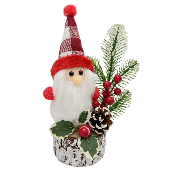 ミニ人工クリスマスツリー人形像装飾品家庭用屋内キッチンスタイルB