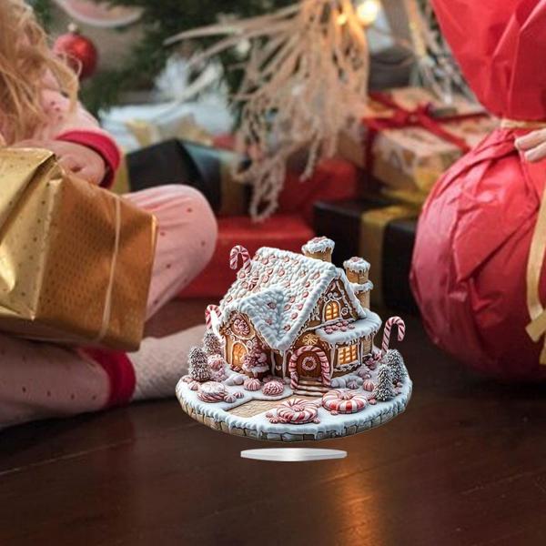 クリスマスハウスオーナメントコレクション デスク用クリスマスデコレーション ファームハウススタディ