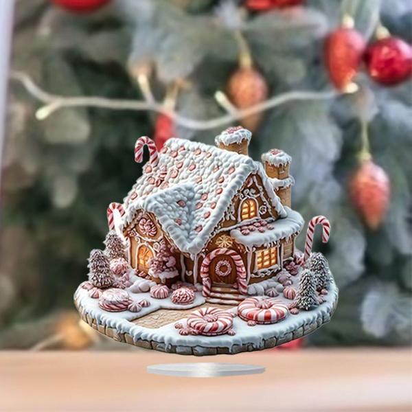 クリスマスハウスオーナメントコレクション デスク用クリスマスデコレーション ファームハウススタディ