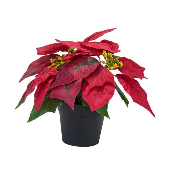 スワロフスキー◇ポインセチア　花　クリスマス　鉢　クリスタル 限定販売】 スワロフスキー◇ポインセチア 花 クリスタル 鉢
