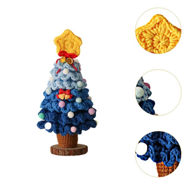 人工クリスマスツリーギフトクラフト 祭りの装飾用 冬 ブルー