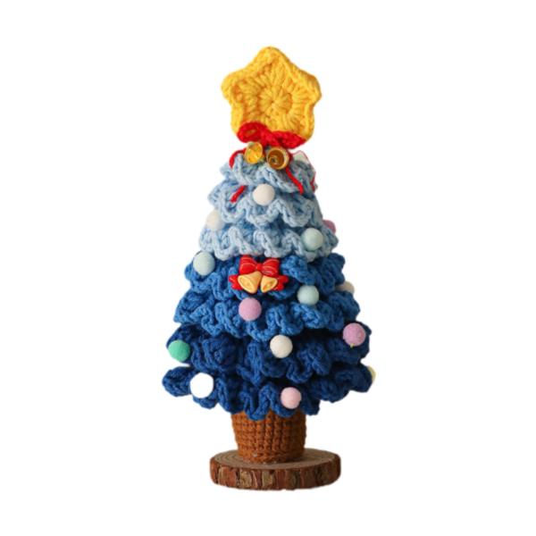 人工クリスマスツリーギフトクラフト 祭りの装飾用 冬 ブルー