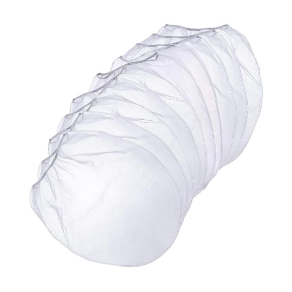 ペイントストレーナーバッグ 漏れ防止エッジ 使いやすい実用的な濾過バッグ ホワイト 1ガロン 10個