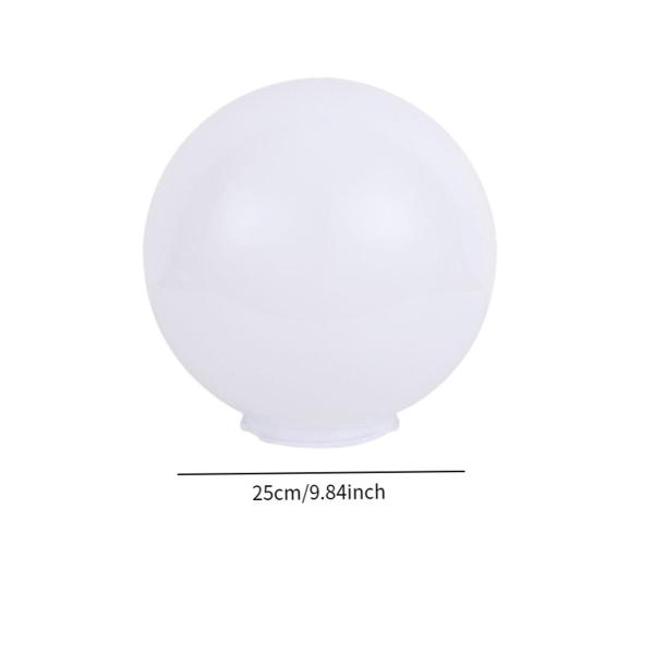 ランプポストグローブ 屋外用グローブランプシェード 街灯用 天井ランプポスト 25cm 9.84インチ