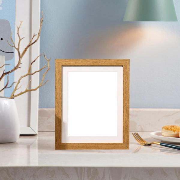 額縁 装飾家族写真コラージュ 棚 オフィス リビングルーム用 8インチ