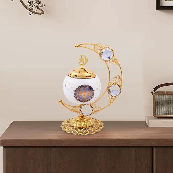 香炉香立て装飾品、ギフト、クリエイティブ、月塔像、屋内茶室スタディルームホテル用ポータブルバーナー