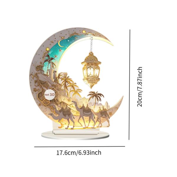 2D 月型アクリルサイン置物アクセント魅力的なアートワーク彫刻装飾リビングルームの本棚の装飾