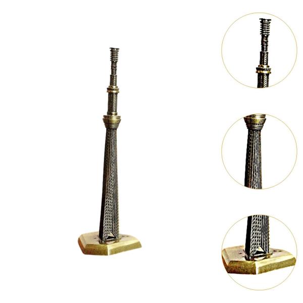 東京スカイツリーモデル7.5インチ手工芸装飾ホームギフト用お土産彫刻リビングルームウェディングディスプレイケース