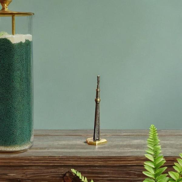 東京スカイツリーモデル7.5インチ手工芸装飾ホームギフト用お土産彫刻リビングルームウェディングディスプレイケース