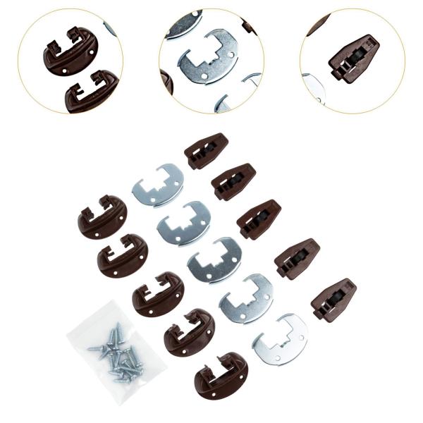 引き出しトラックスライドキット5セットインストールできるコマーシャルスタイルドレッサー用の引き出し修理部品ナイトスタンド引き出しシステム