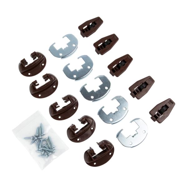 引き出しトラックスライドキット5セットインストールできるコマーシャルスタイルドレッサー用の引き出し修理部品ナイトスタンド引き出しシステム