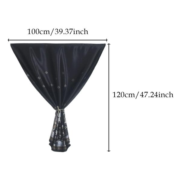 カーテン スタイリッシュ ドリル不要 遮光性 リビングルーム ホテル用 100cmx120cm ブラック