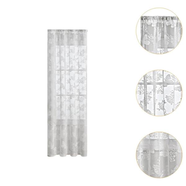 レースカーテン ファッションウィンドウプライバシースクリーン 通気性のある窓用ドレープ パティオ用 100x130cm