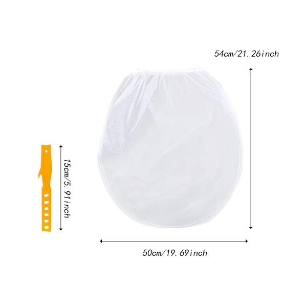 6ピース/個ペイントフィルターバッグ弾性開口部の液体フィルターバッグ