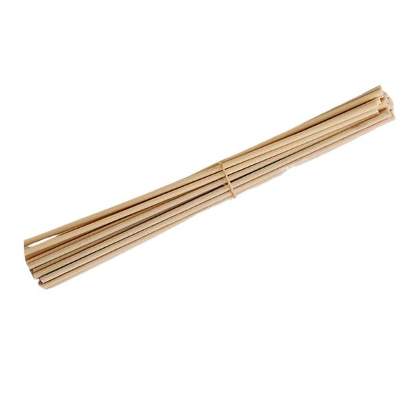 エッセンシャルオイルディフューザー用ファイバースティック 3mm×25cm 多機能ハンドメイド 木製カラー 100個