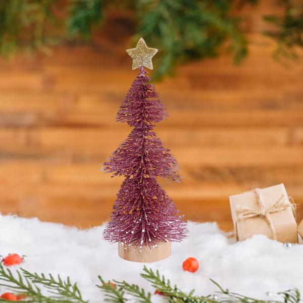 デスクトップミニチュアクリスマスツリークリスマスデコレーションパーティーホリデークリスマスレッド