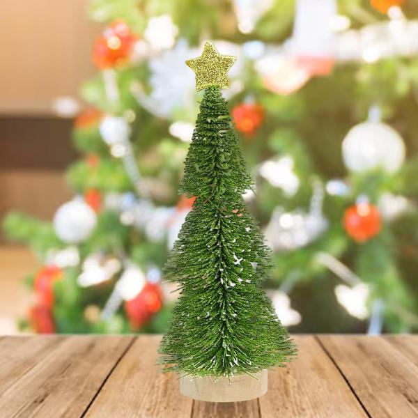 デスクトップミニチュアクリスマスツリークリスマスデコレーションパーティーホリデークリスマスグリーン
