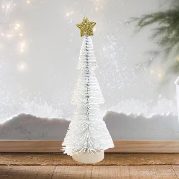 デスクトップミニチュアクリスマスツリークリスマスデコレーションパーティーホリデークリスマスホワイト