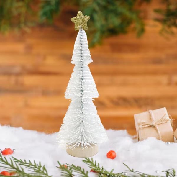 デスクトップミニチュアクリスマスツリークリスマスデコレーションパーティーホリデークリスマスホワイト