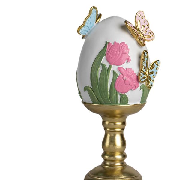 イースターエッグデコレーション テーブルセンターピース ペイントされたお祭りシーン装飾 樹脂工芸品 オフィスイベント 暖炉 キッチンキャビネット用