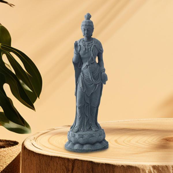観音像 石飾り 水槽装飾 女仏像 庭 寝室用仏像 : STKショップ - 通販
