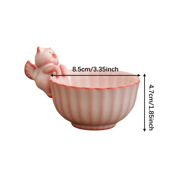 花柄ティーカップ ポータブル ユニーク セラミックティーカップ 家庭用 家族用 屋外 屋内用 8.5x4.7cm