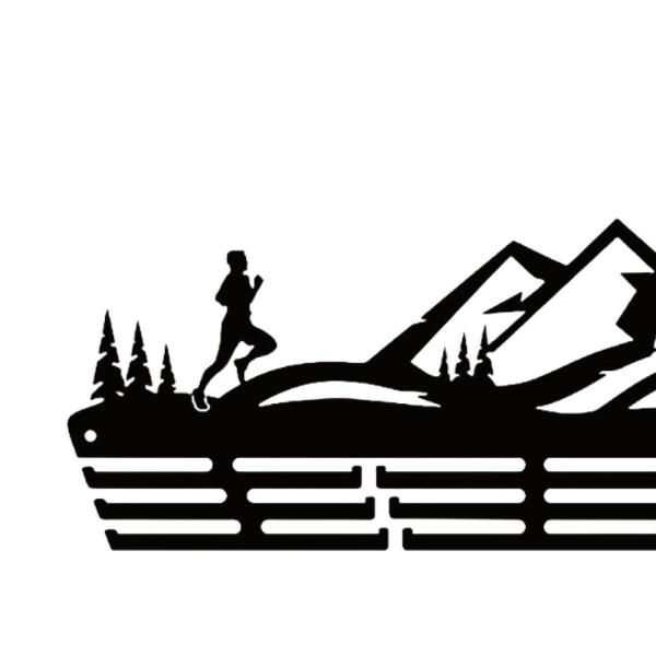 スポーツレース用メダルディスプレイハンガーシェルフ アイアンオーガナイザー メダル収納ラック 