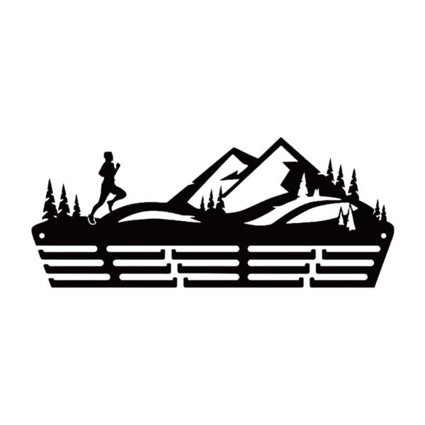 スポーツレース用メダルディスプレイハンガーシェルフ アイアンオーガナイザー メダル収納ラック 