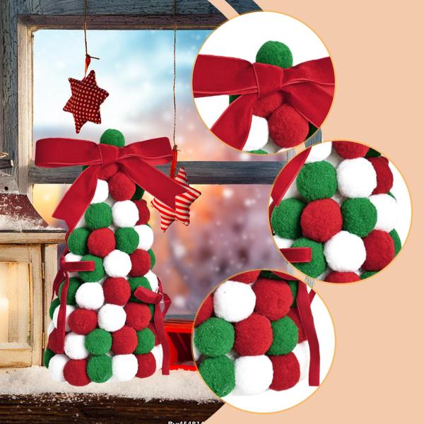 ミニクリスマスツリー 人工クリスマスツリー ぬいぐるみ デコレーションオーナメント ホームテーブル用 デコレーション ホリデー 新年