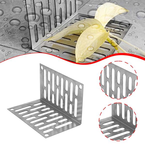 コーナーフロアドレンシンクキッチン排水ストレーナーバルコニーグレートシャワー排水口11cmx6.6cmx6.6cm