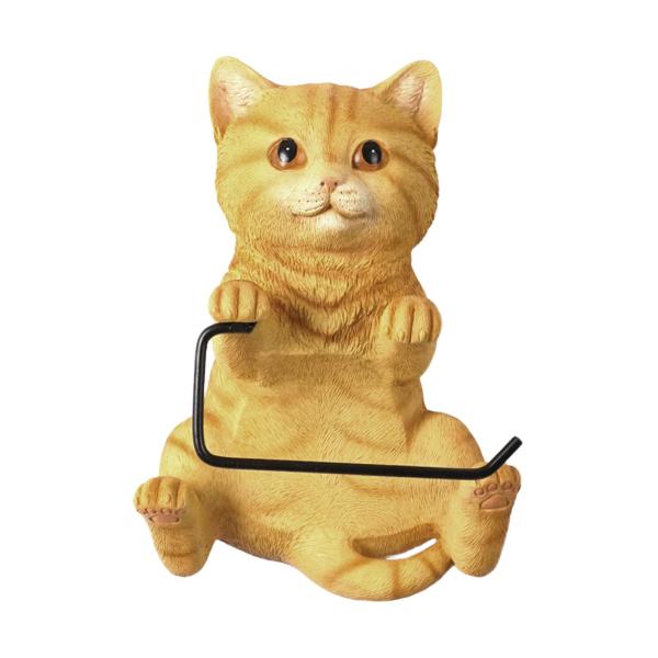 トイレットペーパーロールホルダー 面白いホテルトイレ 壁掛けトイレットペーパーホルダー イエロー